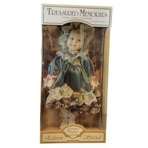 Treasured Memories 12" Porcelain Doll 1991 Special Edition ACM in Original Box